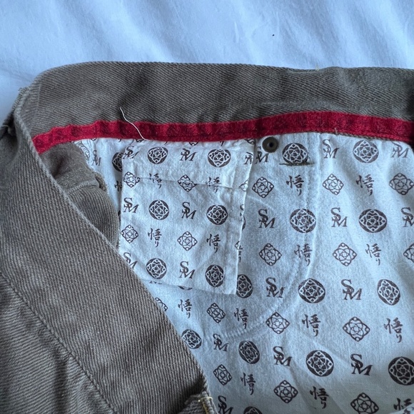 Satori Movement Shorts Sz 34 Hemp Organic Cotton Skateboarding Hiking Mens Green - Picture 4 of 5